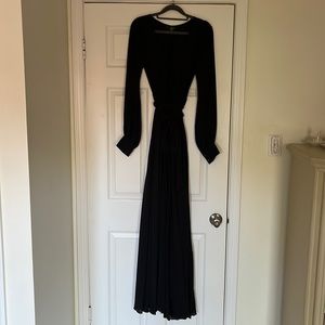 Long black dress size small